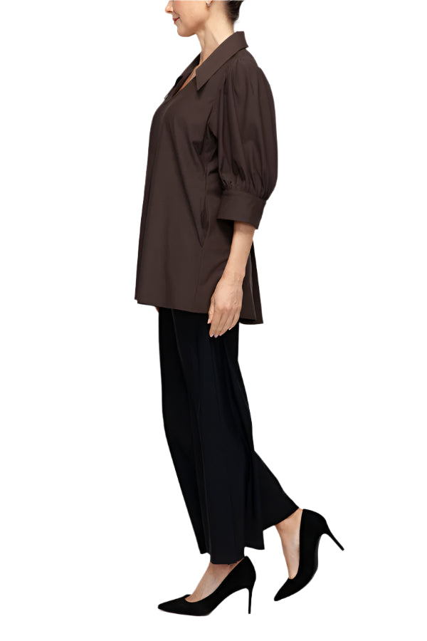 IC Collection Puff Sleeve Top-7428T