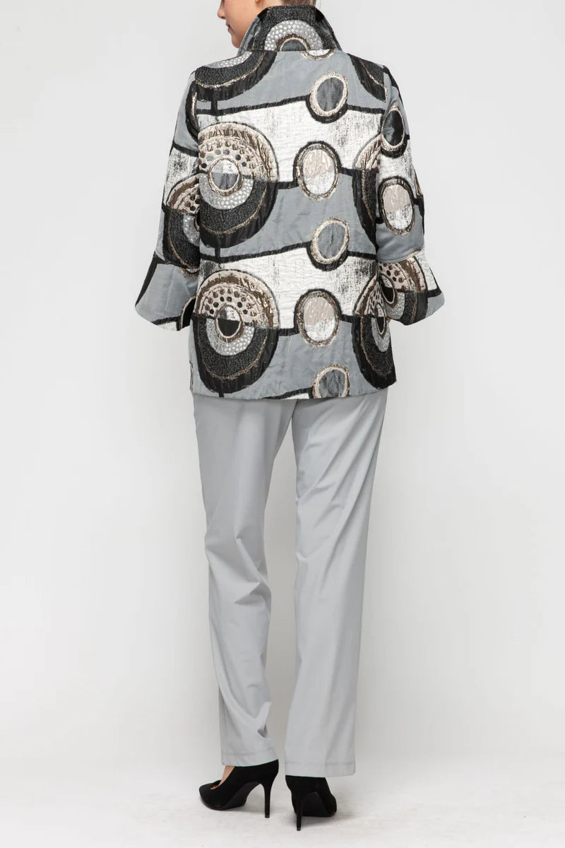 IC Collection Geometric Statement Jacket-7446J