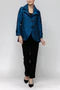 IC Collection Double Collar Crinkle Jacket-7510J