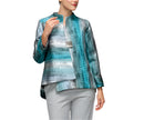 IC Collection Iridescent Asymmetrical Jacket-7518J
