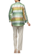 IC Collection Iridescent Asymmetrical Jacket-7518J