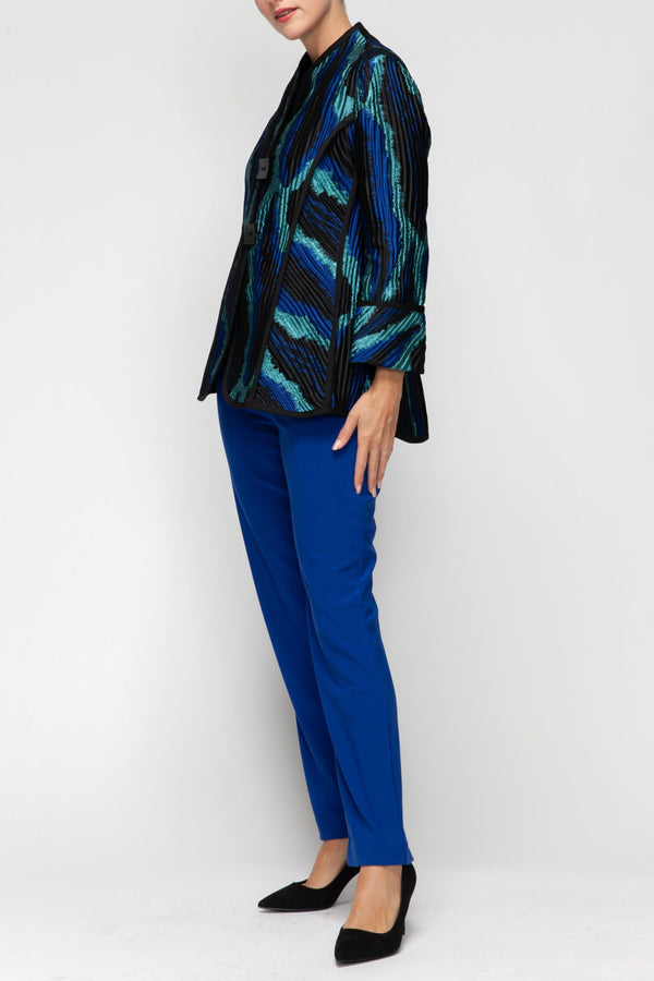 IC Collection High-Low Button Jacket-7522J