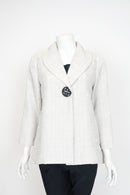 IC Collection One Button Shawl Jacket-7525J