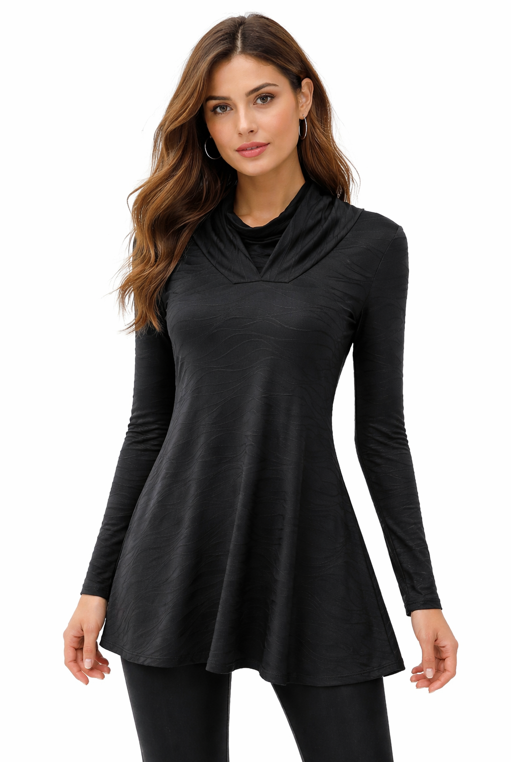 Kozan Paint Dua Tunic VG-4299 Stretch - Women's Designer Tunic Top | Unique Apparel USA