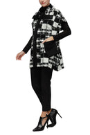 IC Collection Savoy Checkered Vest-7562V