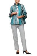 IC Collection Ruffled Sleeve Jacket-7572J