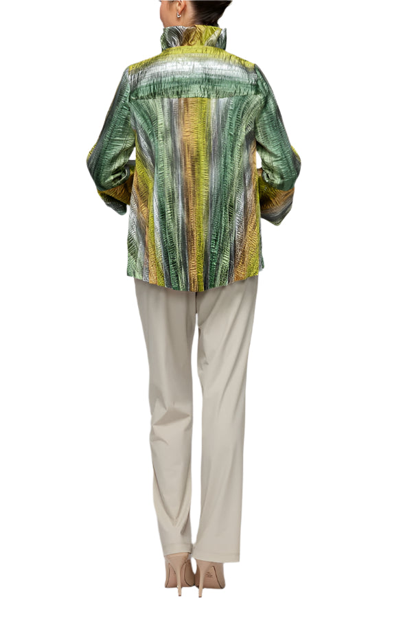 IC Collection Ruffled Sleeve Jacket-7572J