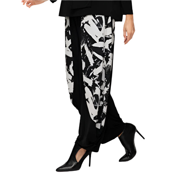 IC Collection Colorblock Print Pants-7391P