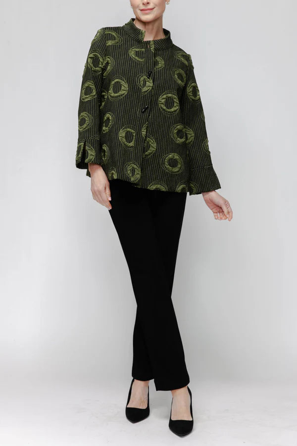 IC Collection Madalin Collar Jacket-7593J