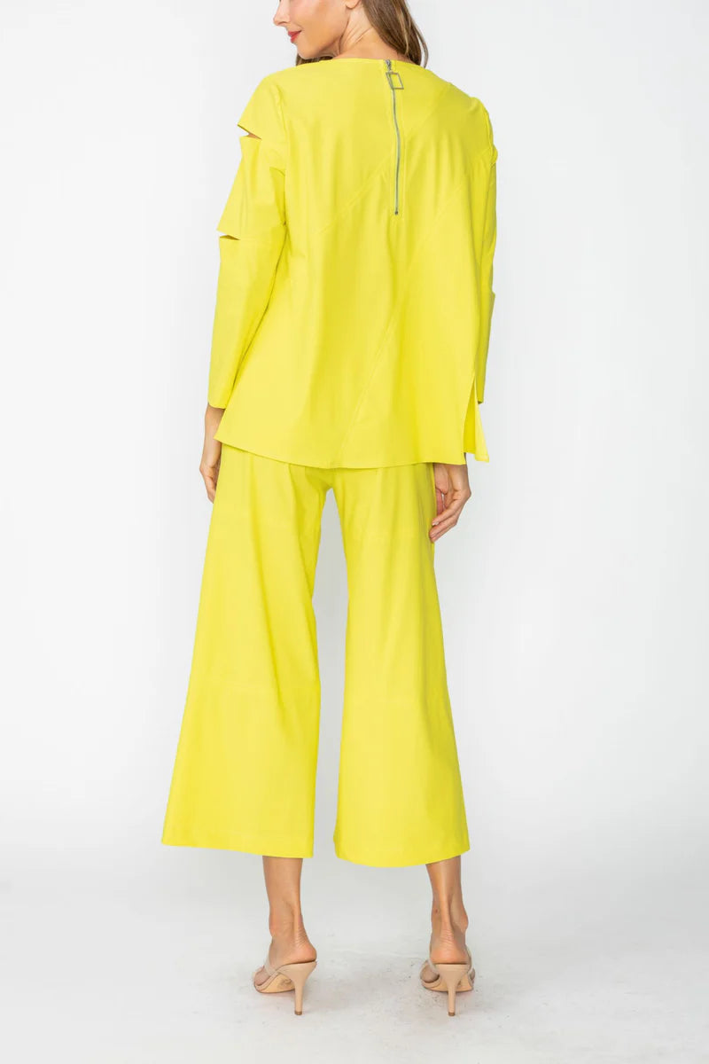 IC Collection Modern Slit-Neck Tunic-7653T