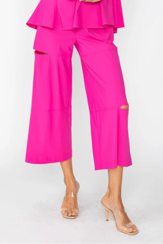 IC Collection IC Collection Slit Wide Leg | Unique Apparel USA