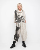 Ozai N Ku Boreas Shimmer Shirt, Ivory-766010T