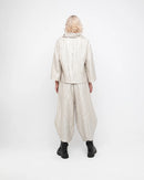 Ozai N Ku Boreas Shimmer Shirt, Ivory-766010T