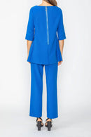 IC Collection Soft Petal Tie-Front Top-7829T