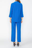 IC Collection Foral Accent Asymmetrical Jacket -7844J