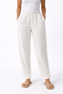 Bryn Walker Linen Flat Front Pant-7994
