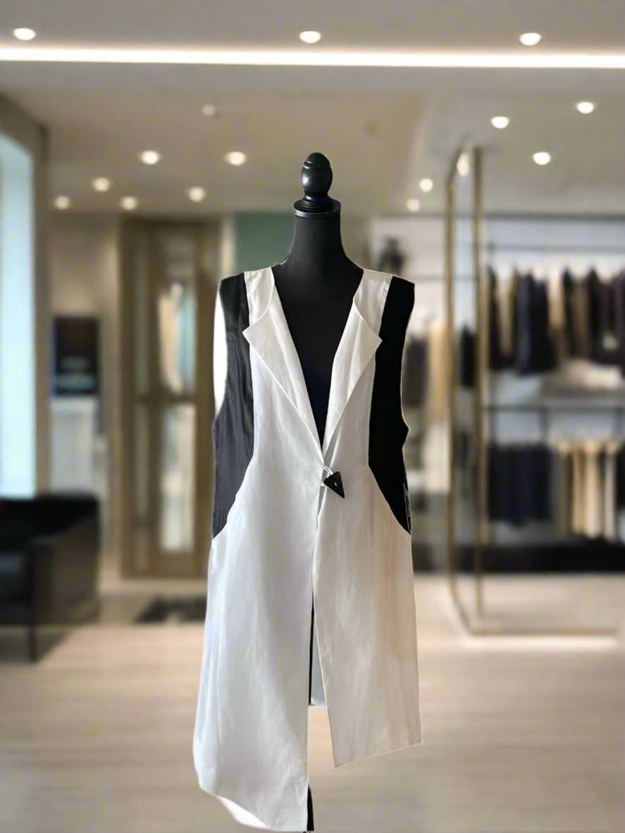 IC Collection Linen Vest-IC-8477V