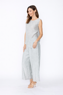 Textured Sleeveless Tank Top-7054T