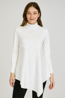 IC Collection Asymmetric Cut-Line Tunic-IC-4759T