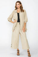 IC Collection Nylon Full Zip Jacket-C1063J