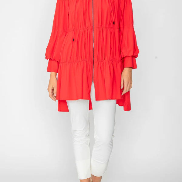 Fashion Forward Parachute Zipper Jacket 8420J