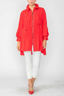 Fashion Forward Parachute Zipper Jacket 8420J