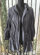 Fashion Forward Parachute Zipper Jacket 8420J