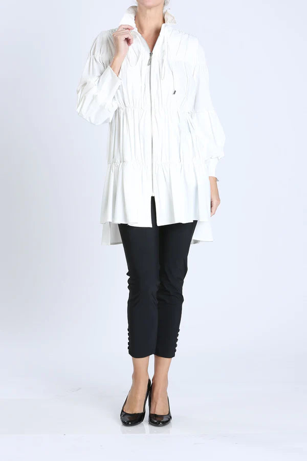 Fashion Forward Parachute Zipper Jacket 8420J