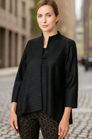 IC Collection Vegan Leather One Button Jacket-IC-6738J