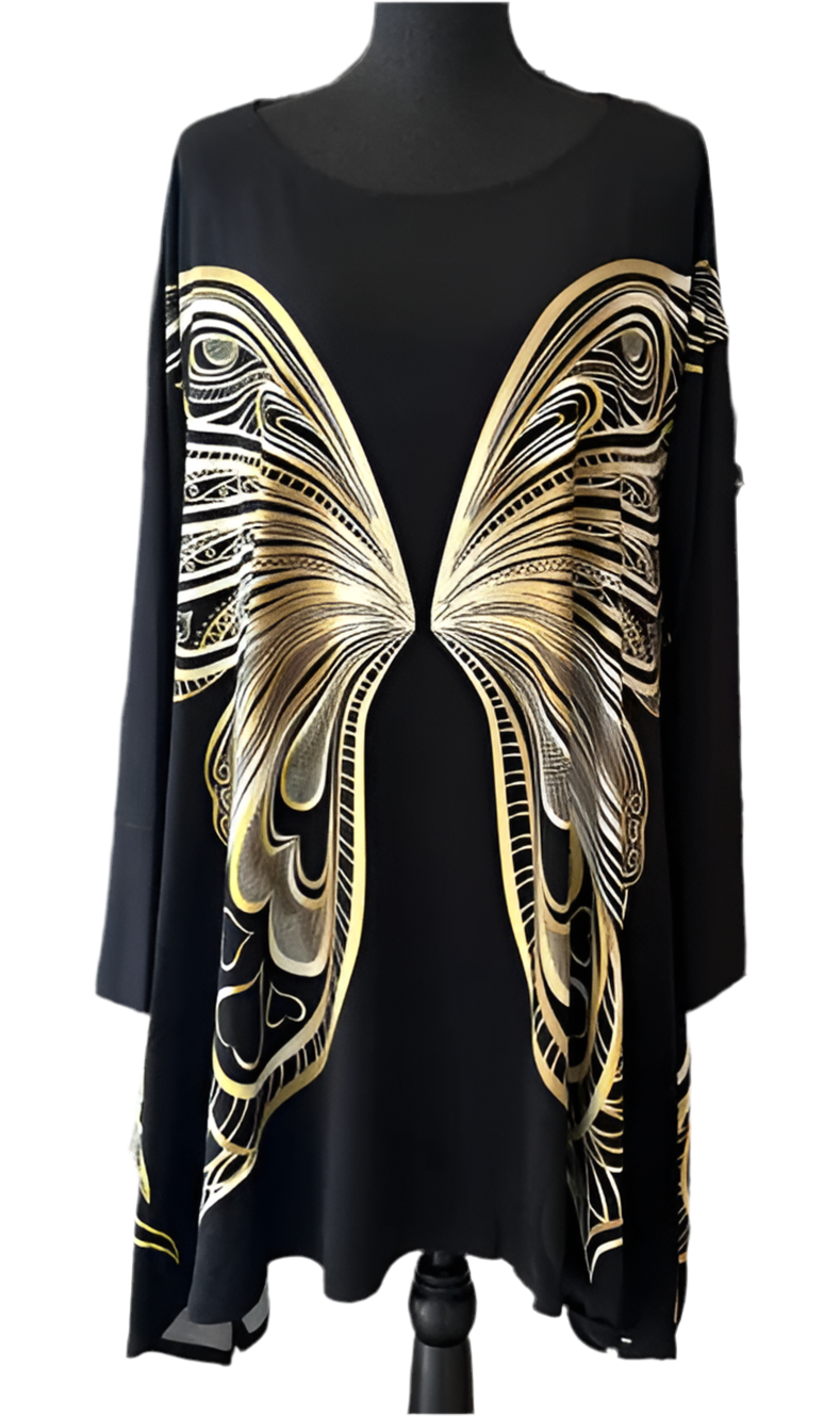 Eva Varro Wings Print Pullover-T12550NC-BETTY