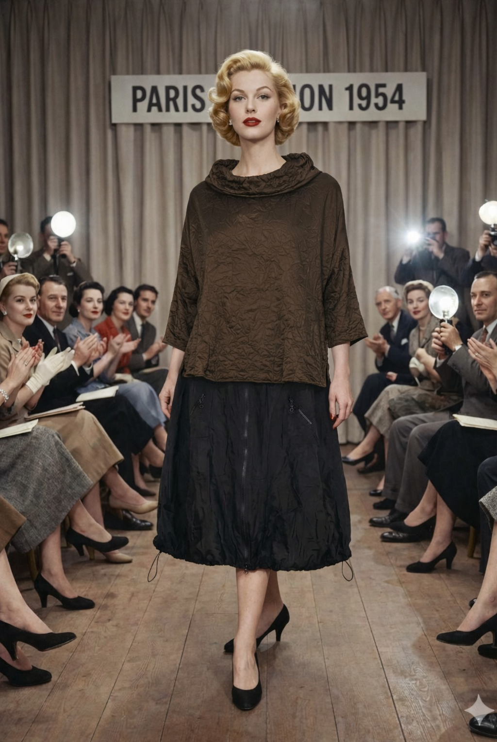 Kozan Black Crush Astrid Skirt | Unique Apparel USA
