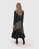 Alembika Gabby Swing Dress, Black/Graphite-AD317R