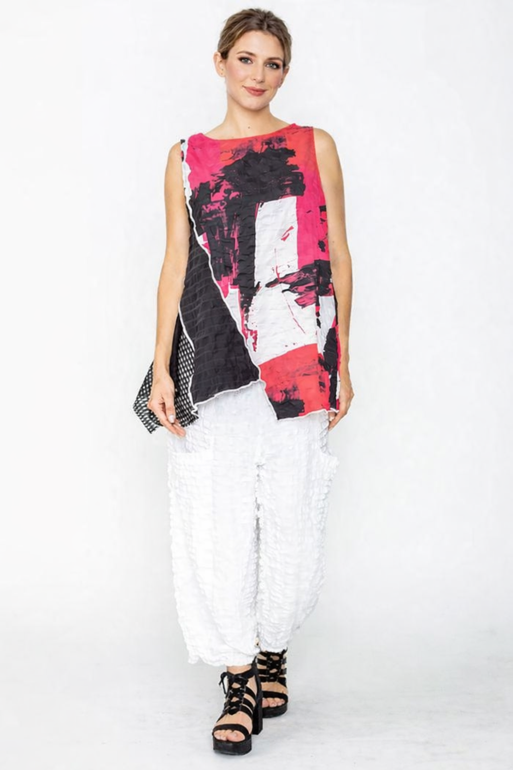 IC Collection Color Block Tank-7843T