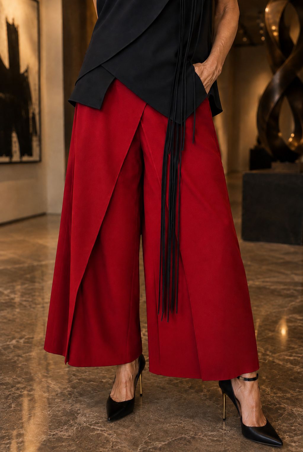 IC Collection Flap Front Pant-7942P, view 4