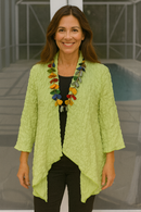 IC Collection Pucker Knit Jacket-IC-4297J