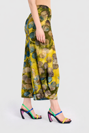 Alembika Lullaby Punto Pants, Gold/Ocean Dots-SP716O