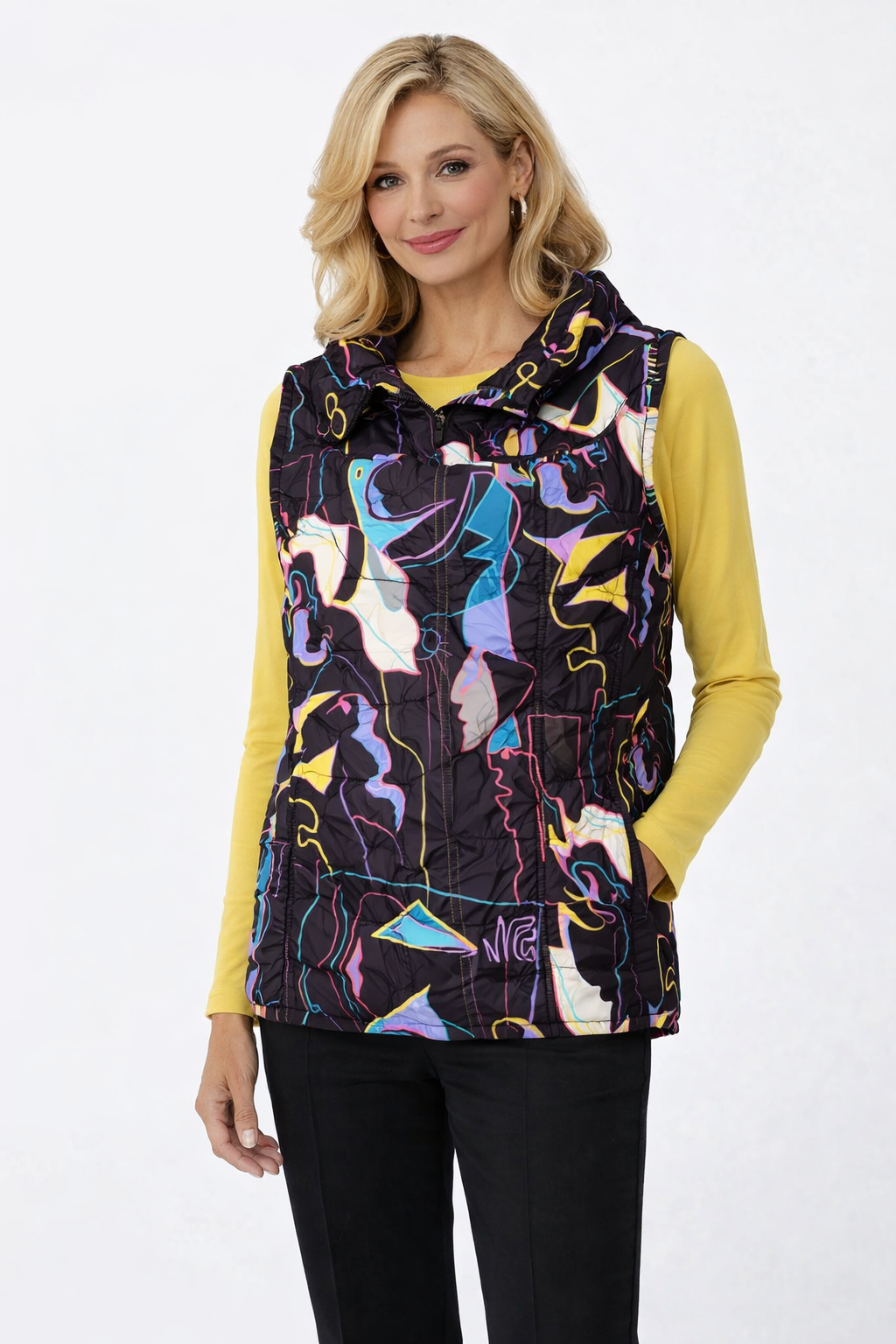 Kozan PicassoPrint Wire Collar Topper/Vest-IL-2891