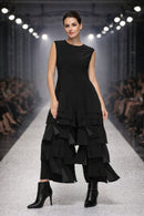 IC Collection Ruffle Statement Jumpsuit-7224JS