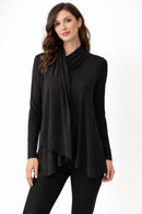 IC Collection High-Low Scarf Cardigan IC-1197T