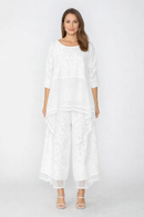 IC Collection Mesh Hem Tunic-7798T