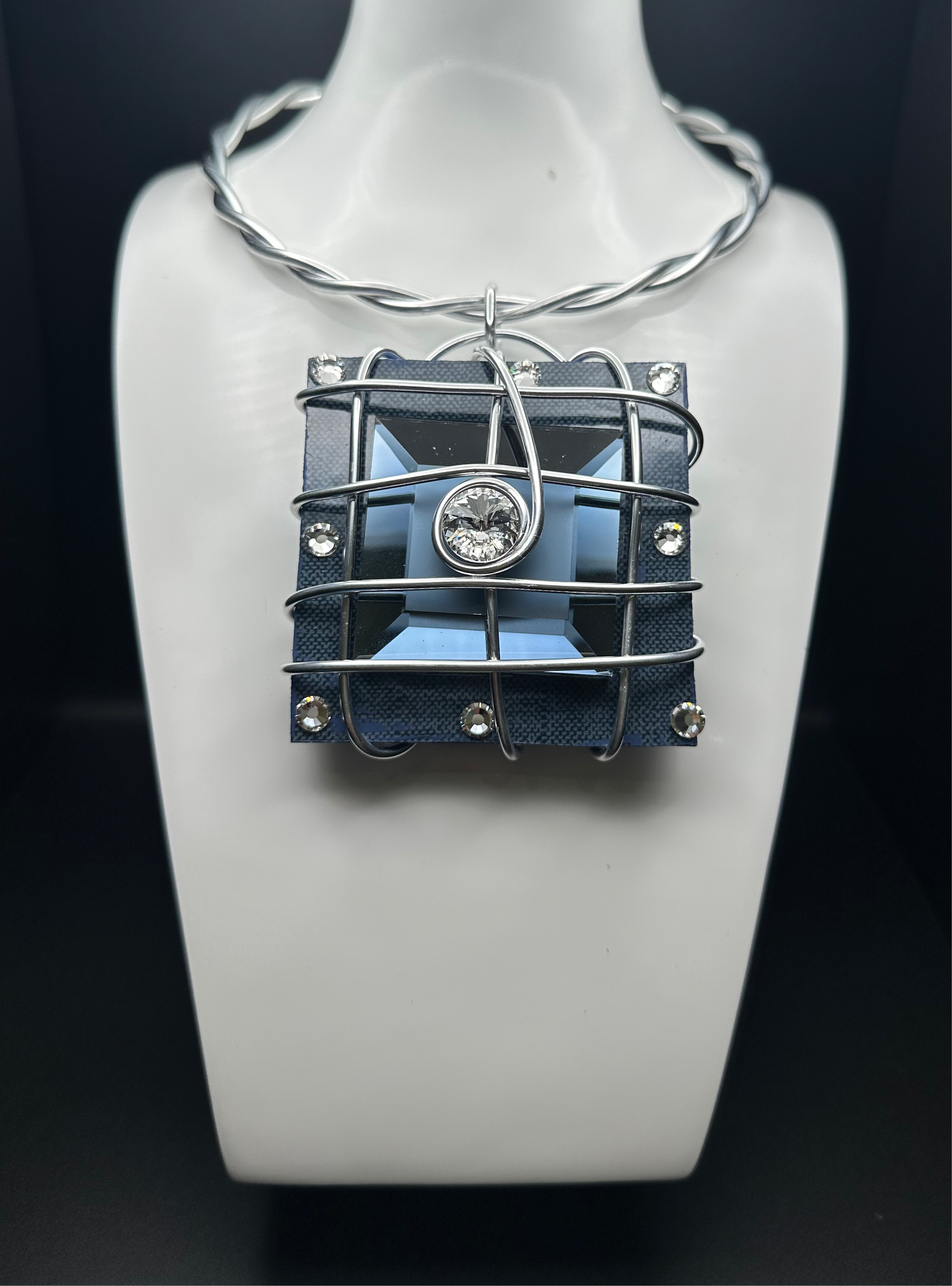 Jeff Lieb Art Deco Necklace-22343