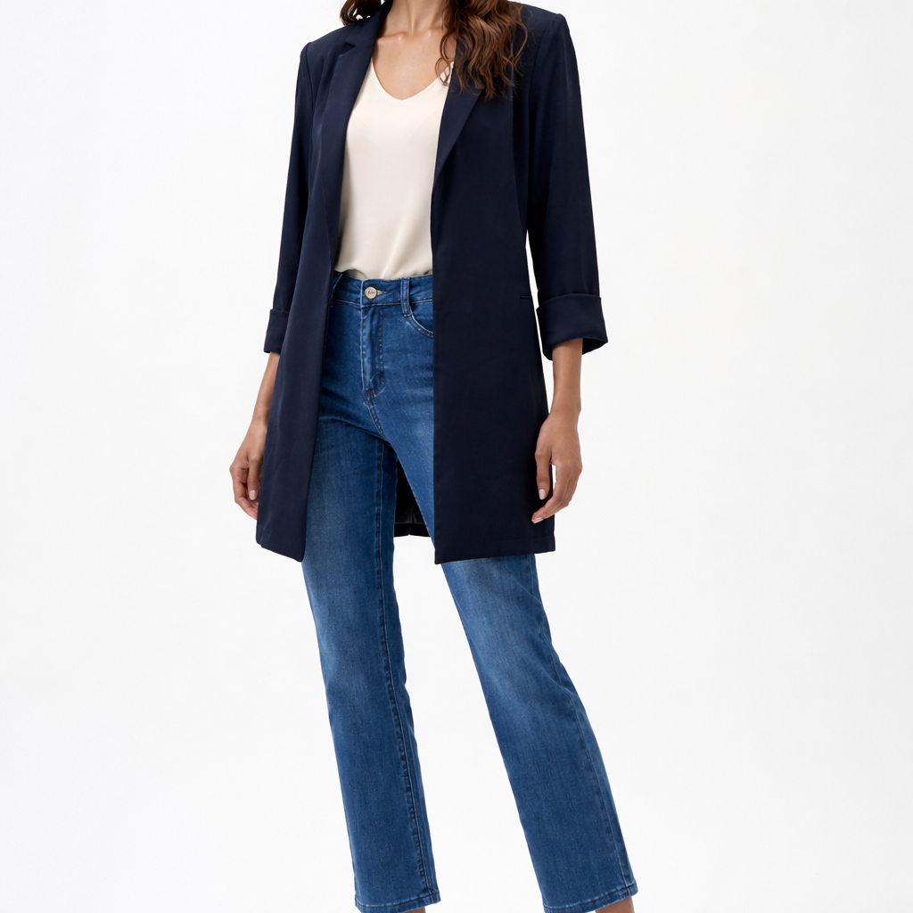 Joseph Ribkoff Margot | Classic Straight Leg Stretch Jeans-252926