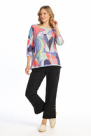 Jess & Jane Boucle Mesh Tunic Top-BC4-2064-JUBILE