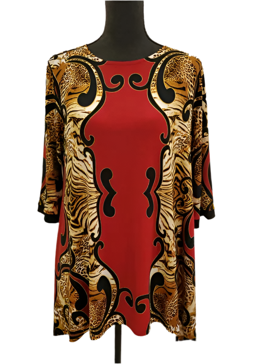 Eva Varro Trapeze Tunic-T12618-BEATRIXC