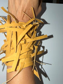 Kozan Black Leather Bracelet-AC080 "Only Gold"