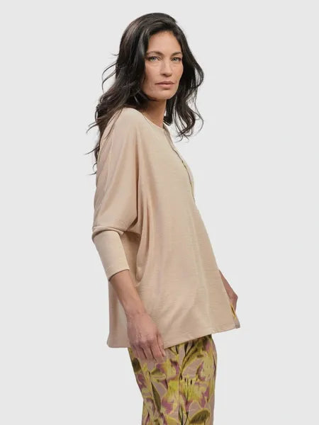 Alembika Powder Button Down Top-SJ701P