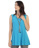 BY J.J Sleeveless Reversible Round or V Neck Tank-JJ-IT108