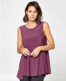 BY J.J Sleeveless Reversible Round or V Neck Tank-JJ-IT-108