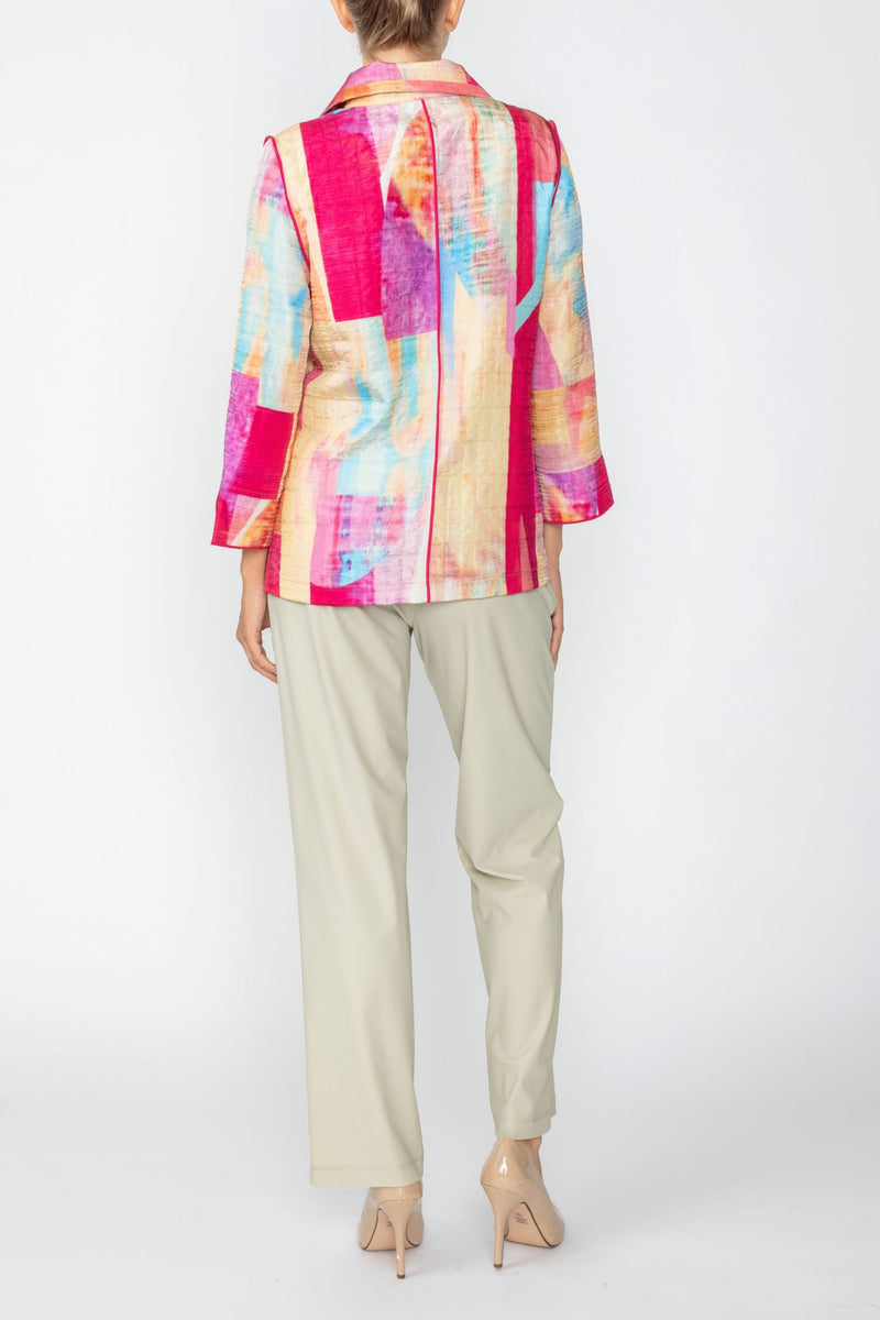 IC Collection Abstract Button-Front Jacket-C1039JB