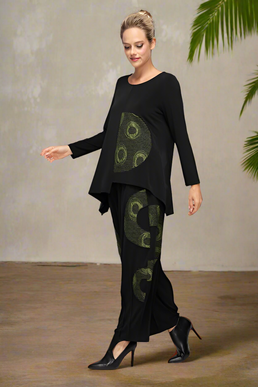 IC Collection Half-Moon Tunic-7386T